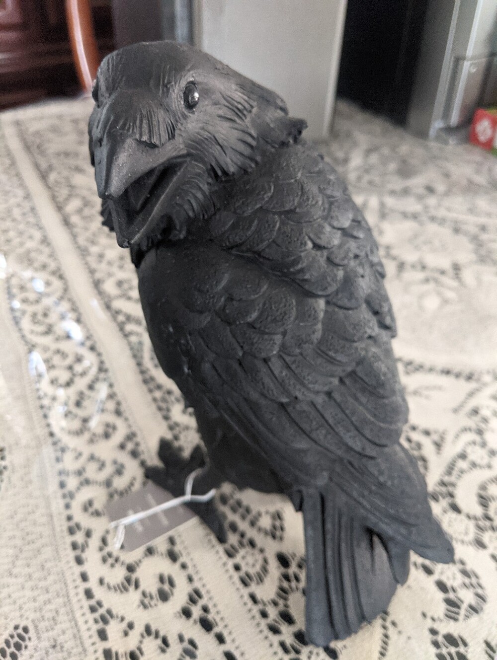 Halloween Black Raven Crow Dark Decor Gothic Victorian Witchy Vamp